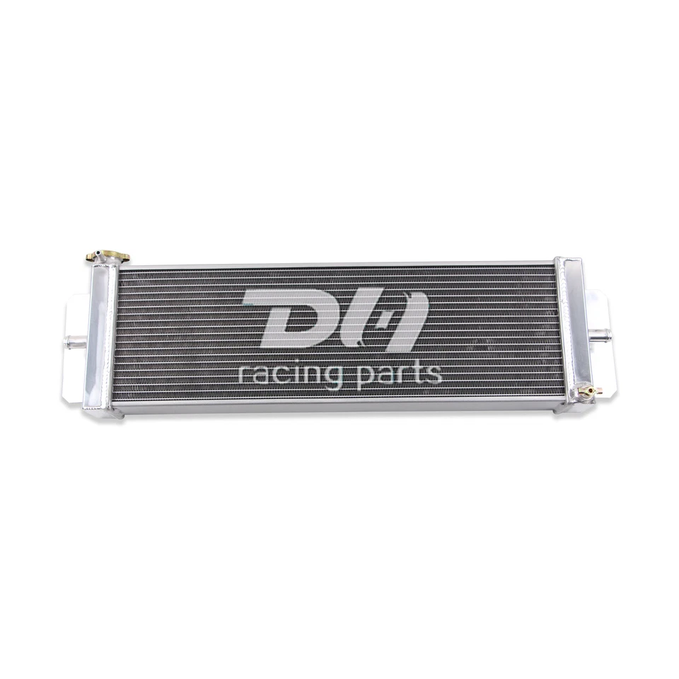 Intercooler aire-agua pulido radiador intercambiador de calor de aluminio 24"x8"x2,5" Foto 3 de 4