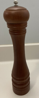 Wooden Pepper Mill Walnut Willam Bounds New in Box 12''