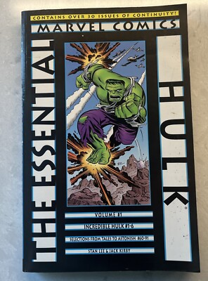 Marvel Comics The Essential Hulk Volume #1 Paperback 1999 First Print