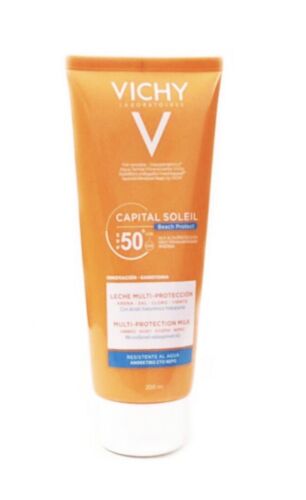 NEW Vichy Capital Soleil SPF50 Beach Protect 200ml. With Hyaluronic Acid. - Picture 1 of 1