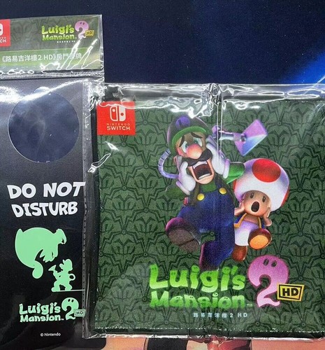 NS Luigi's Mansion 2 HD handkerchief house plate Collection Preorder bonus Gift - Picture 5 of 8