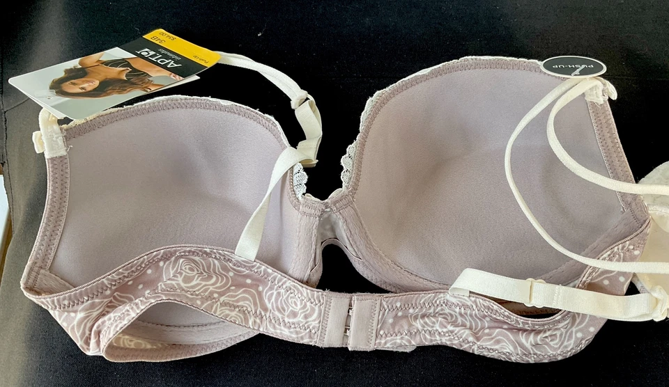 Aerie Women’s Floral Lace Bra Wireless Padded Size M / Apt 9 Push-Up Size 34B - Image 4 of 4