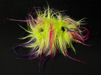 Monster High Freaky Fusion Clawvenus Puppe Jacke grün rosa Kunstfell 2014 BJR40