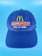 2012 McDonalds Monopoly Game Play to Win Hat Cap Rigged Game Adjustable Hat Cap