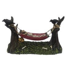 Halloween  Skeleton on Hammock  FG square Figurine