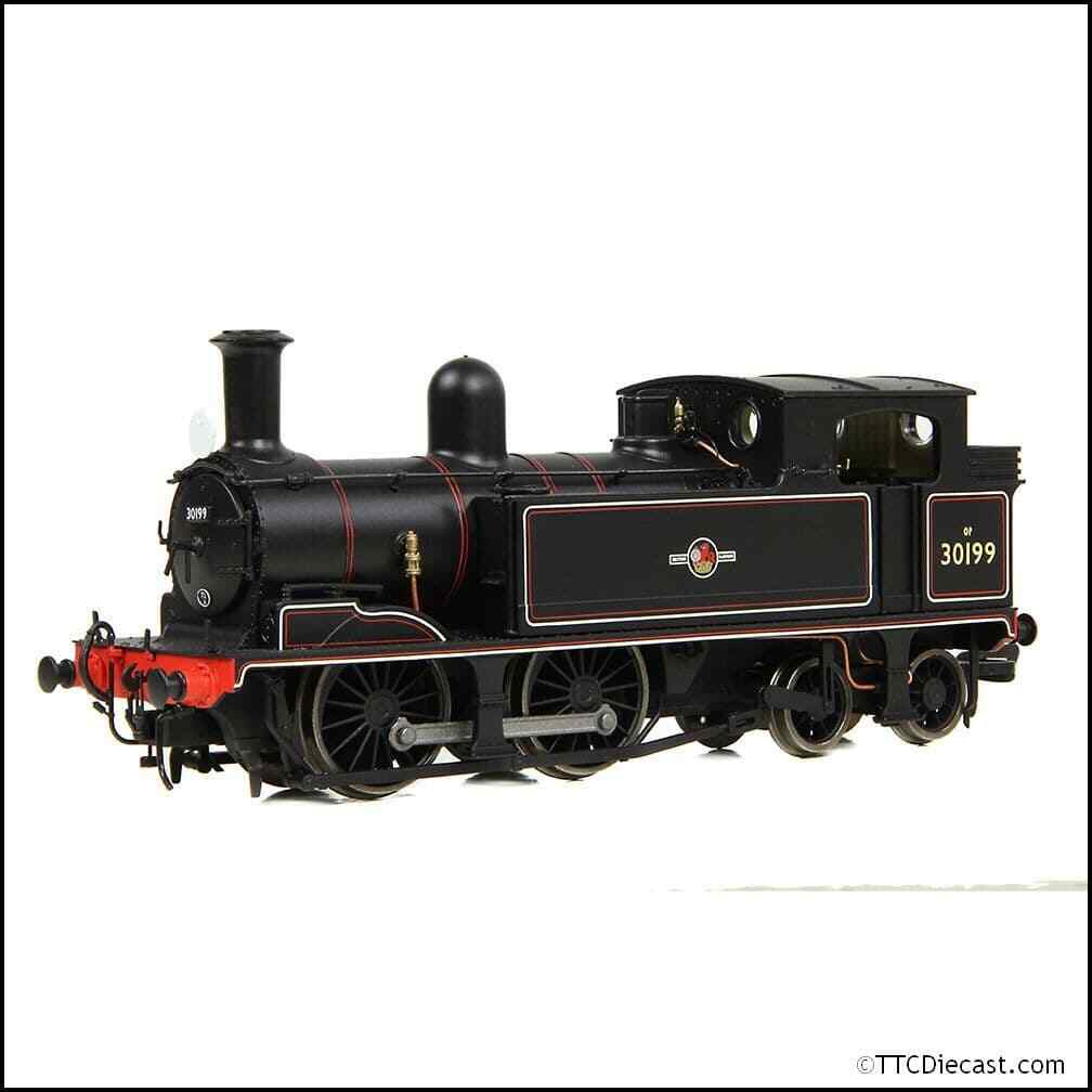 EFE Rail E85018 LSWR Adams O2 30199 BR Lined Black (Late Crest) - OO Gauge