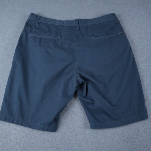 Volcom Shorts Mens 38 Chino Casual Surfer Skater Flat Front Blue - Picture 7 of 8