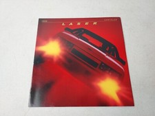 Vintage 1986 Chrysler Laser Turbo Coupe Fold Out Car Brochure 11" x 11"