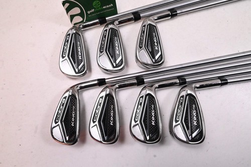 Cobra King F8 Irons / 4-PW / Stiff Flex KBS Tour C-Taper Lite 110 Shafts - Picture 2 of 7