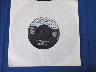 SANDY NELSON   Let There Be Drums / Quite a Beat   VINYL 7''   London 45-HLP 9466