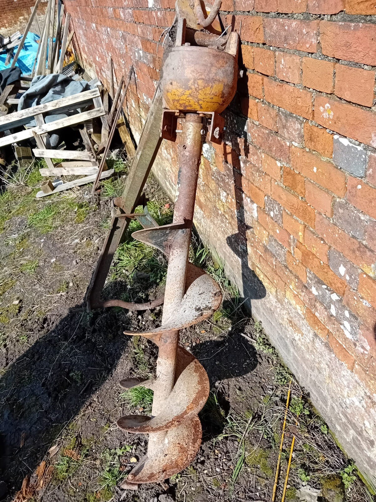 tractor post hole auger eBay