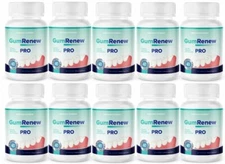 GumRenew PRO Advanced Gum Health Formula 600 Capsules Gum Renew 10 Bottle