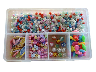 2 x BASTELN + HOBBY PERLEN SETS (E) SCHMUCK basteln HALSKETTEN + ARMBÄNDER DIY KITS