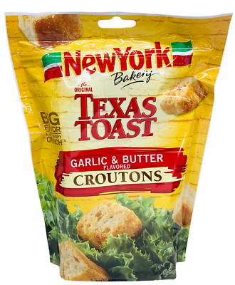 New York The Original Texas Toast Garlic & Butter Croutons Crouton 5 oz
