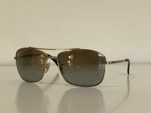 T5 Aviator Gold Brown Sunglasses Frame 