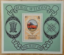 VINTAGE CLASSICS - Dominica 1981 - Royal Wedding - S/S - Scott 705 - MNH