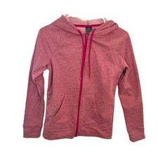 C9 Women’s Size XS Training Hoodie Full Zip Magenta Heather Fleece Lined Pockets