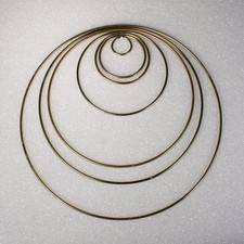 Dreamcatcher Rings Metal Macrame Rings Welded Free Shipping Choose Size