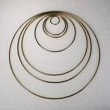 Dreamcatcher Rings Metal Macrame Rings Welded (Free Shipping) Choose Size