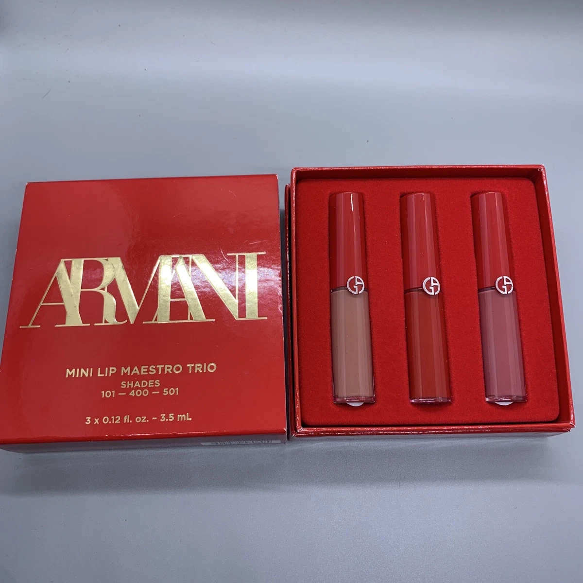 armani mini lip maestro trio