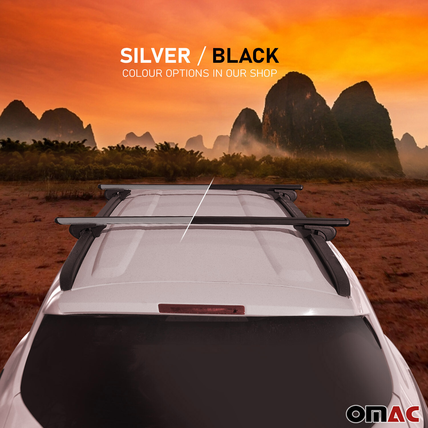 Roof Rail Rack Cross Bars Alu. Luggage Carrier For Hyundai Santa Cruz