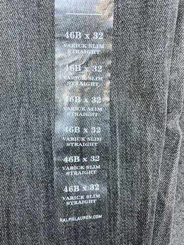 Polo Ralph Lauren Jeans Mens 46Bx32 Gray Varick Slim Straight Stretch Pants - Picture 6 of 18