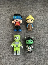 Ryans World Figures Lot Of 4 Robot Virtual Guy Coal Miner Nevada