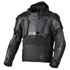 Image of Macna Waterproof Thermal Tryton Motorbike Motorcycle Textile Jacket - Black