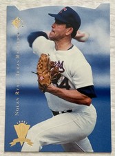 1995 NOLAN RYAN UPPER DECK SP SALUTE DIE CUT CARD #2 TEXAS RANGERS
