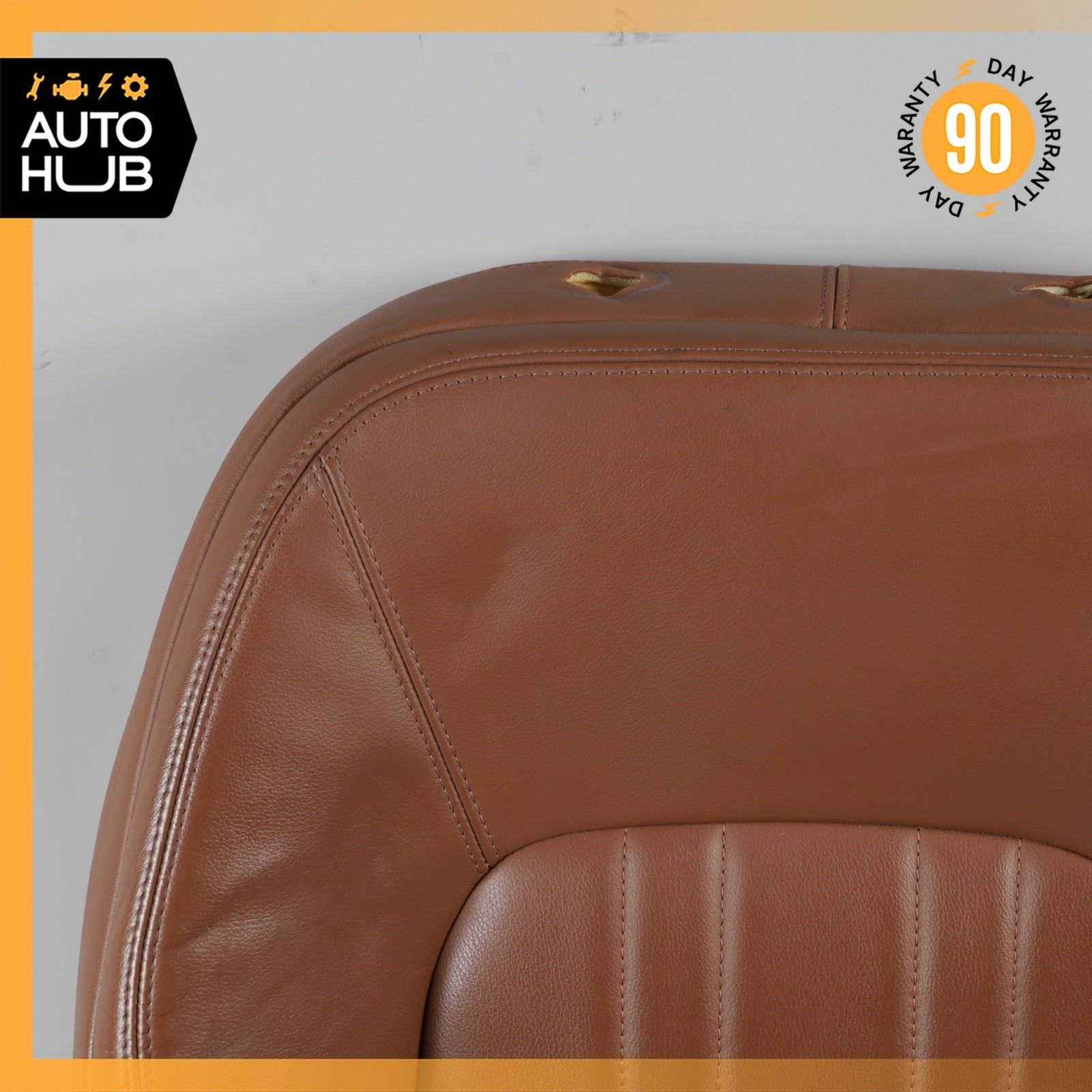 14-17 Maserati Ghibli M157 Front Left Top Upper Seat Cushion Brown OEM 68k