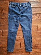 True Religion Halle High Rise Super Skinny Jeans Women  s Dark Wash Size 29