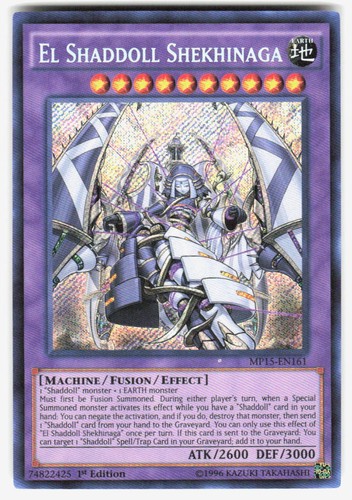 El Shaddoll Shekhinaga MP15-EN161 YuGiOh 2015 Mega-Tin Mega Pack card