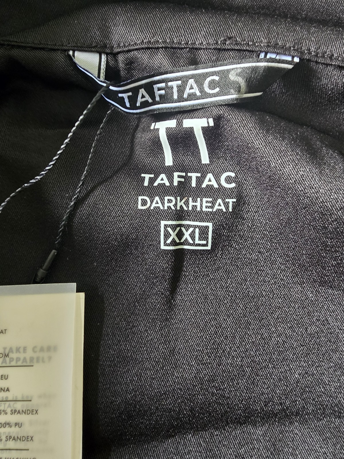 NWT Taftac Executive Pack DarkHeat Jacket Black Color Size 2XL image 4