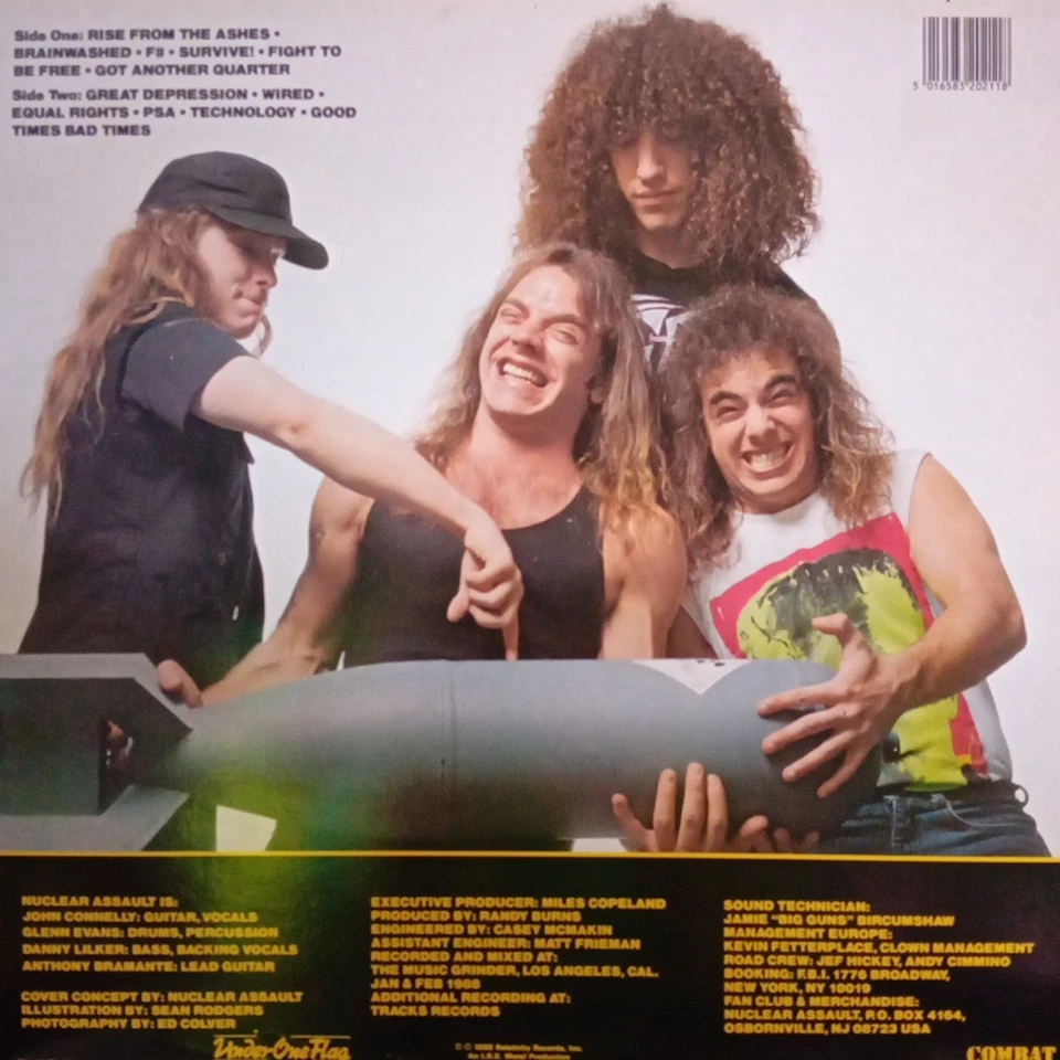 Nuclear Assault. Survive, UK 1st pressing NM 1988 — 第 4/4 张图片