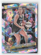 2025 Panini Prizm WNBA #138 Maddy Westbeld Ice Prizms