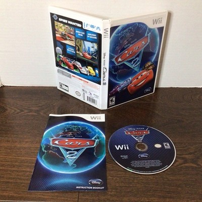 Cars 2: The Video Game (Nintendo Wii, 2011) Disney/Pixar CIB Complete w/Manual