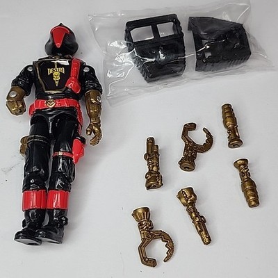 1986 BATS B.A.T.S. Iron Grenadier 4'' Black Major Figure Destro w/ Accessories 