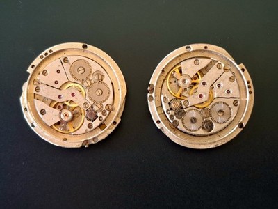 2 x Uhrwerk Mechanisch, Slava Vintage Herren Armbanduhr CCCR Russland USSR 