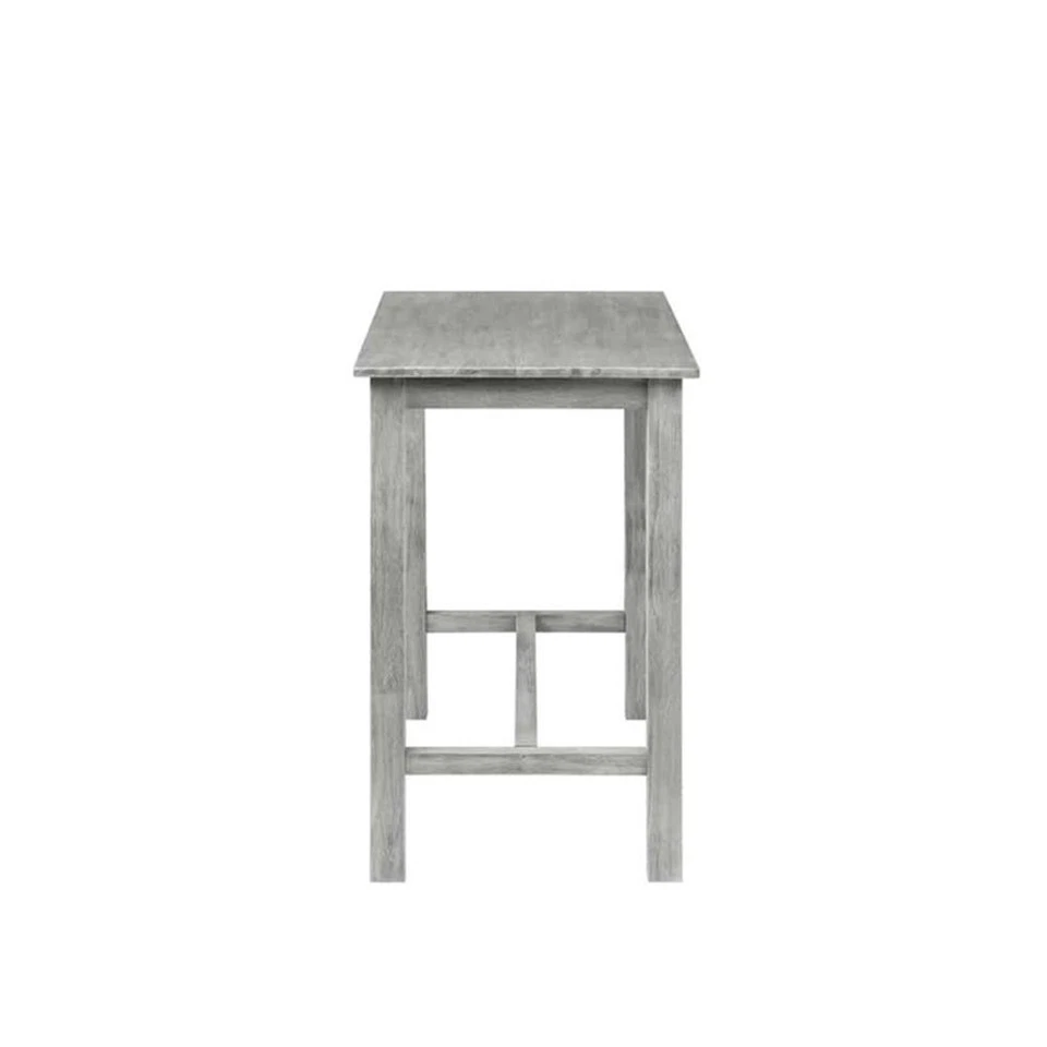 Boraam Wood Sonoma Pub Table in Storm Gray Wire-Brush Finish - Image 4 of 4