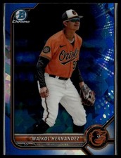 2022 Bowman Draft Sapphire Edition Maikol Hernandez