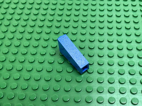 1989 LEGO Blue Slope 75 2x1x3 Inverted Angled Wall Caribbean Clipper 6274 #2449