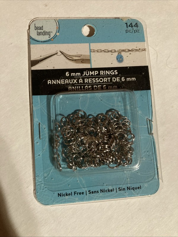 100 6mm Jump Rings Nickel Free For Necklaces And Bracelets