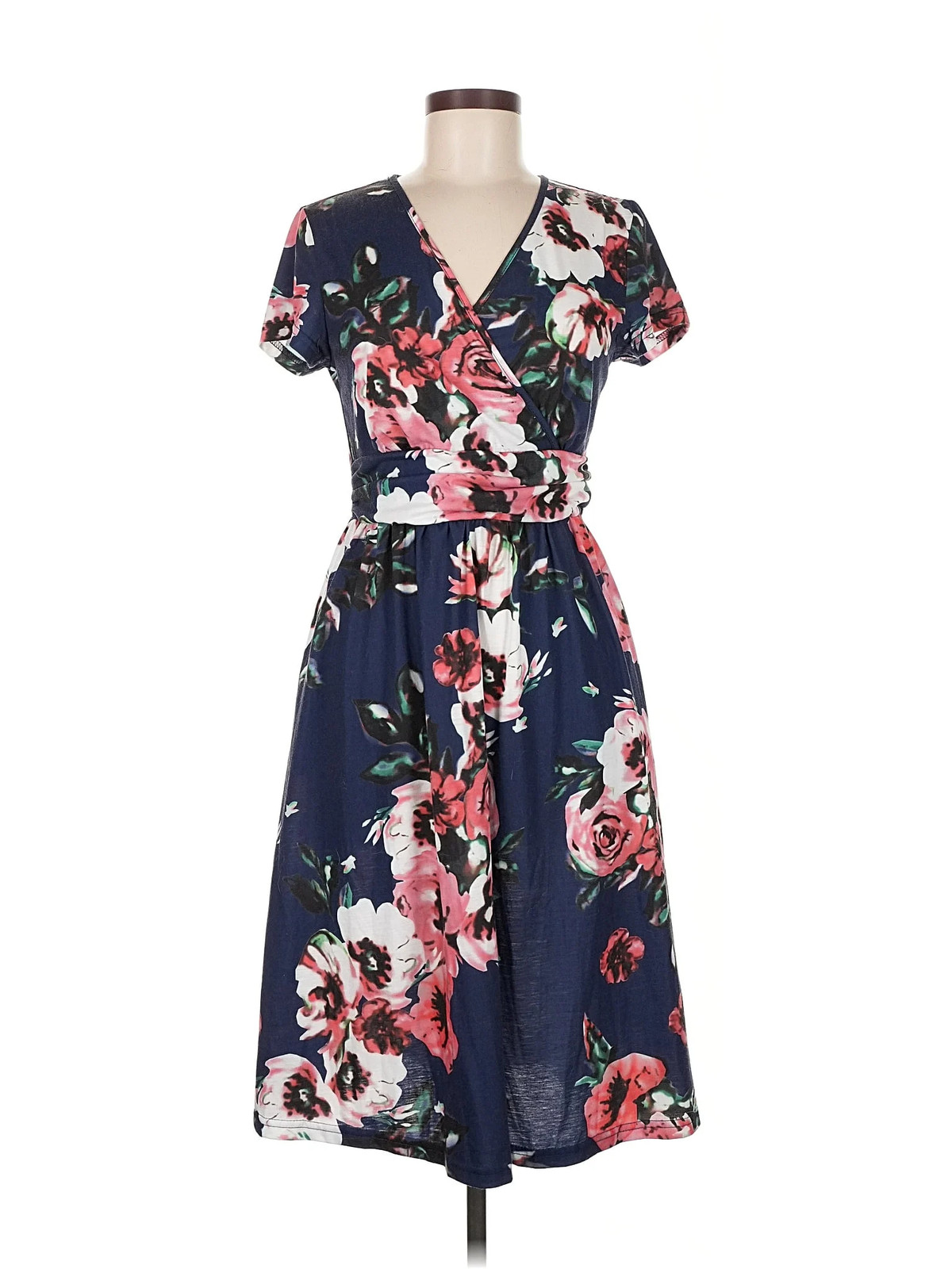 Ouges Women Blue Casual Dress M - image 1