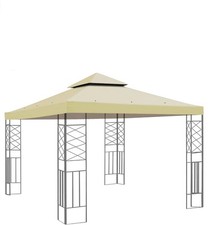 Upgraded 10'x10' Replacement Canopy Top Cover Only for Gazebo Tent, Double Ti...