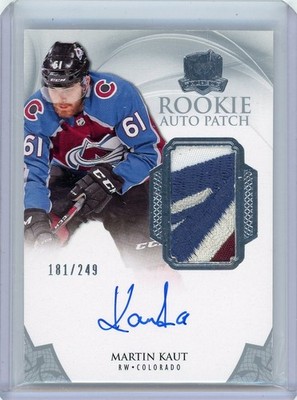 2020-21 UD The Cup Martin Kaut Rookie Auto Patch SP /249 #140 RPA