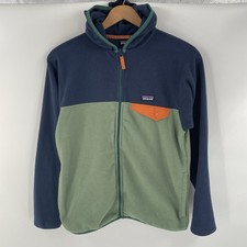 Patagonia Micro D Snap-T Fleece Jacket Kids Size XL 14 Full Zip Hooded 65465