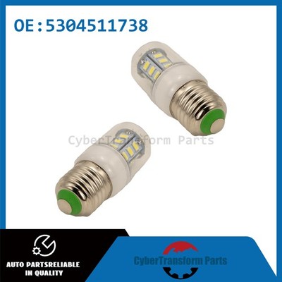 NEW 2PCS For Frigidaire Kenmore 5304511738 LED Refrigerator Light Corn Bulb E27