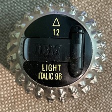 IBM Selectric Typewriter Typeball Light Italic Font 12