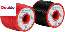 22 Gauge PVC 1007 Solid Electric Wire Red and Black Each 100 Ft 22 AWG 1007 Hook