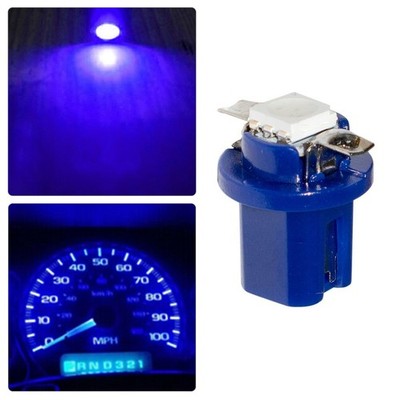 10PCS T5 B8.5D 5050 1SMD Car LED Dashboard Dash Gauge Instrument Light Bulbs